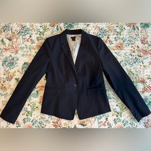 Ann Taylor Navy Blue Blazer